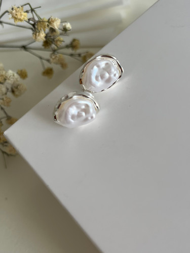 گوشواره باروک استیل